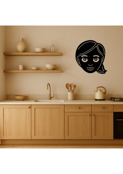 Gülümseyen Emoji Kadın Yüzü Dekoratif Tablo - LORCE3216-8361 fiyatları