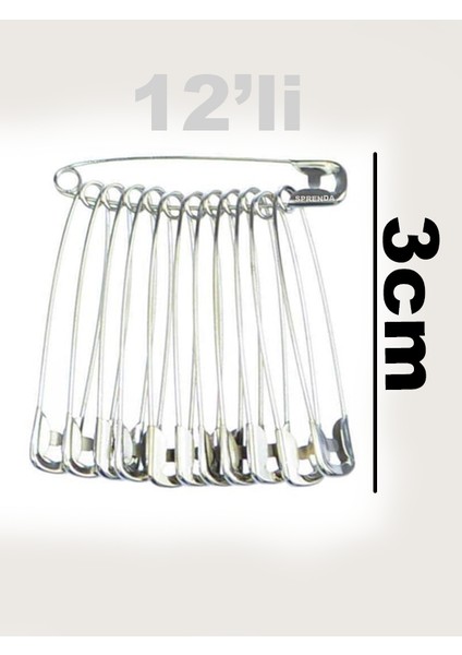 12 Li Çengelli Iğne
