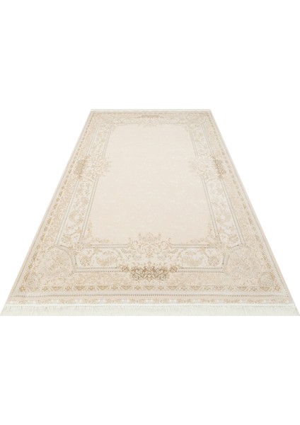 Palmira Plm 09 Cream Gold Yumuşak Dokulu Yüksek Kaliteli Sık Dokuma Modern Makine Dokuması Halı