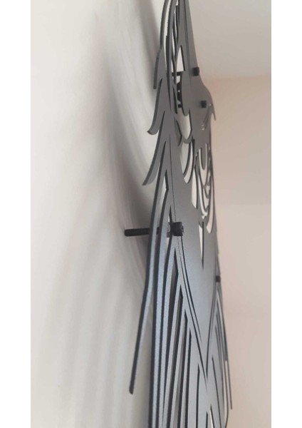 Şık Siyah Lazer Kesim Metal Tablo, Modern Dekorasyon Için Ideal Seçenektir modelleri