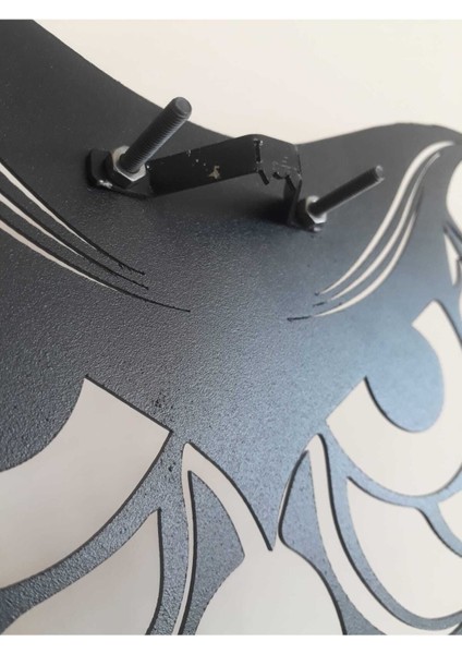 Şık Siyah Lazer Kesim Metal Tablo, Modern Dekorasyon Için Ideal Seçenektir fırsatları