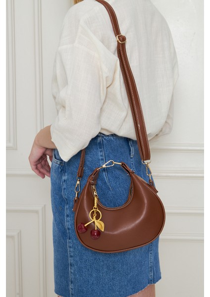 Noa Taba Mini Çapraz Askılı Charm Hediyeli Kadın El, Kol ve Omuz Çantası indirimleri