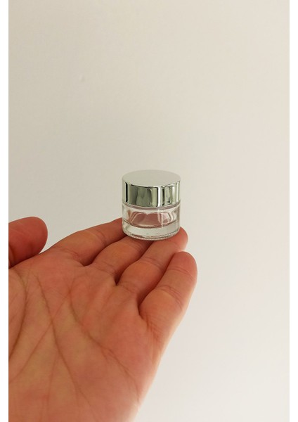 10 ml Cam Kavanoz 20'li, Şeffaf, Aynalı Kapak, Mini Krem ve Lip Balm Kavanozları fiyatları