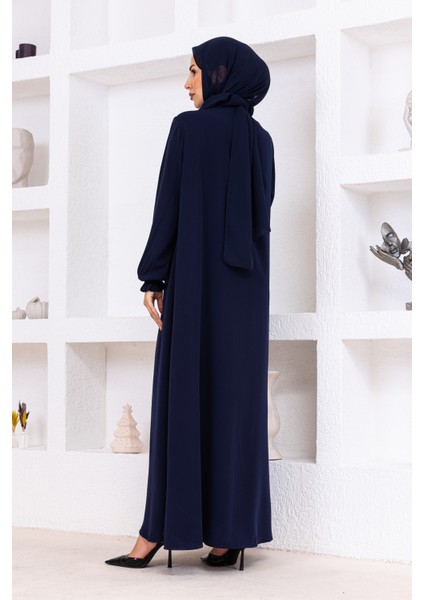 Medine Ipeği Mevlana Ferace Lacivert indirimleri