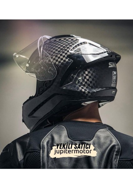 Smk Titan Carbonfiber Motosklet Kaskı - Ece 2.06 modelleri