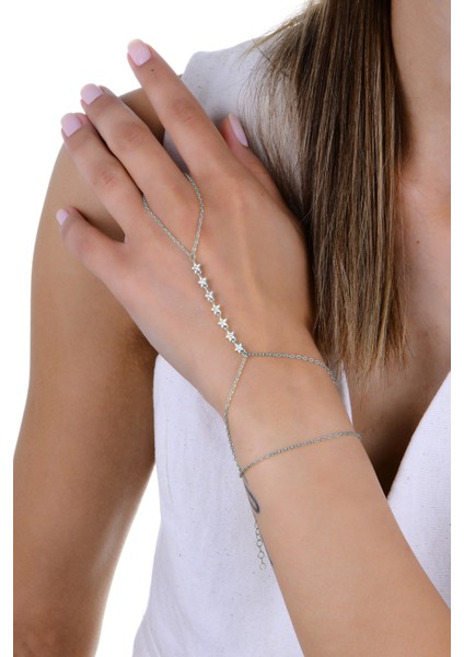 Gümüş Rodyumlu Zirkon Taşlı Sıvama Modeli Kuyruklu Yıldız Şahmeran SGTL13009RODAJ fiyatları