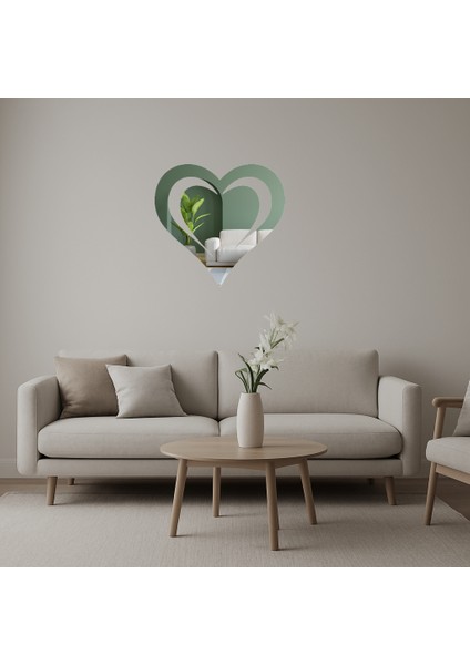 Aşk Temalı Aynalı Tablo - ALVN3902-5087