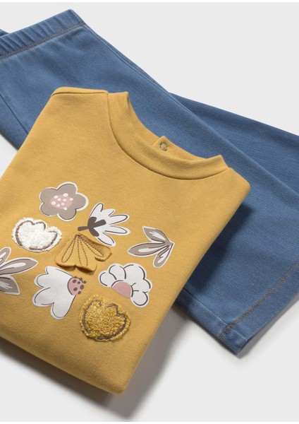 Kız Bebek Pantolon ve Swearshirt Takım fırsatları