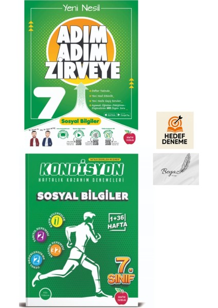 Newton 7.sınıf Adım Adım Sosyal Bilgiler Soru Kondisyon Sosyal Bilgiler Denemeleri Hedef Deneme