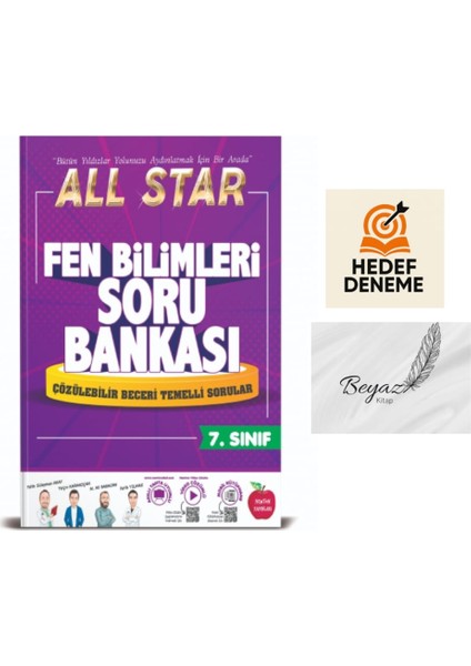 Newton 7.sınıf All Star Fen Bilimleri Soru Bankası Hedef Deneme