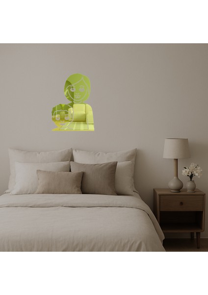 Anne ve Erkek Çocuk Emoji Aile Dekoratif Altın Aynalı Tablo - ALVN5158-1239 fiyatları