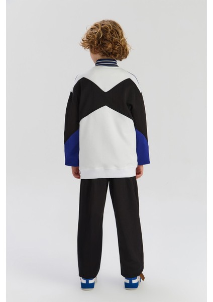 Bg Store Erkek Çocuk Beyaz Eşofman Üstü fırsatları