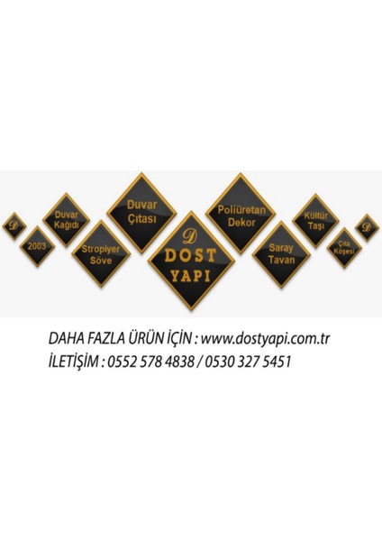 Gri Strafor Aysta, Dayanıklı ve Hafif Dekoratif Malzeme indirimleri