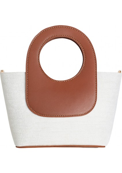 Almaria Taba Kanvas Yavrulu Kadın El, Kol ve Omuz Çantası