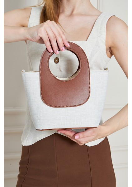 Almaria Taba Kanvas Yavrulu Kadın El, Kol ve Omuz Çantası indirimleri