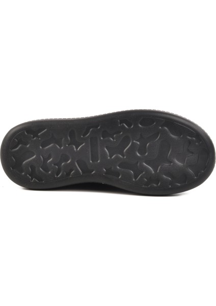 Siyah Leopar Yüksek Tabanlı Kadın Sneaker T-300 Z indirimleri