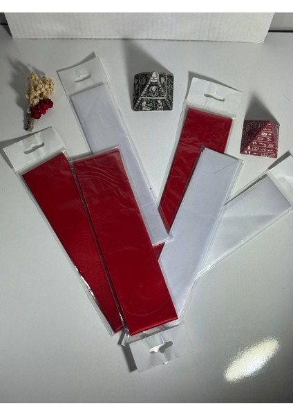 Takı Kurdelesi – Kırmızı Beyaz Nişan Düğün Gelin Damat Tören Kurdelesi Saten Kurdele fiyatları