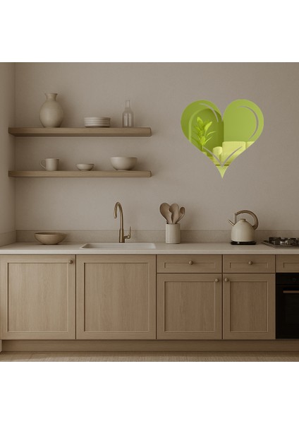 Kalp ve Aşk Figürlü Modern Altın Aynalı Tablo - ALVN6191-9909 modelleri