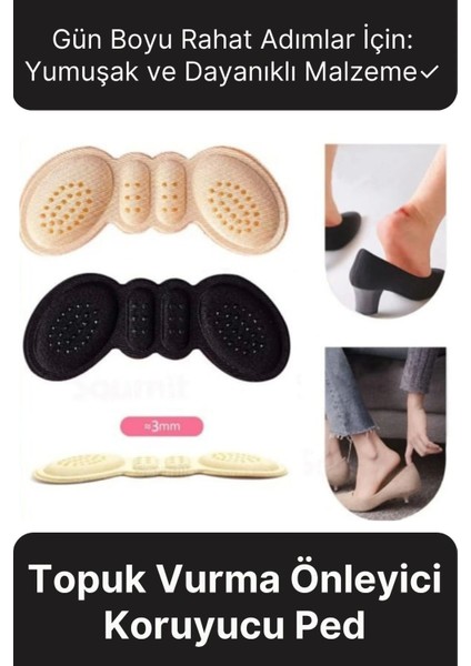 Çok Amaçlı Yumuşak Dayanıklı Taban Arkası Koruyucu Daraltma Ayakkabı Topuk Vurma Önleyici Pad 5 mm