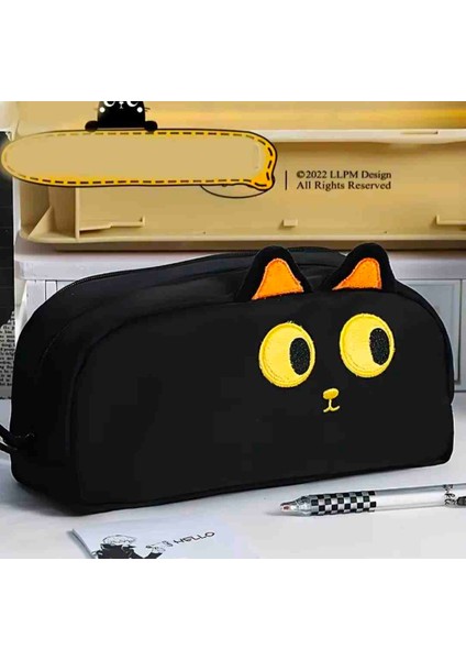 Kawaii Kedi Büyük Kapasiteli Kalemlik, Kalemkutu, Makyaj Çantası fiyatları