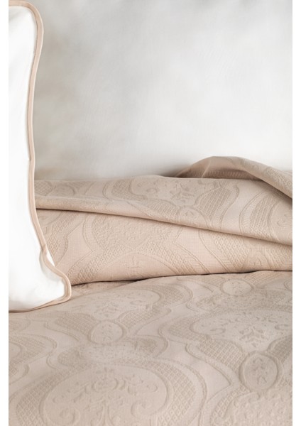 Pamuklu Damask Çift Kişilik Pike Seti fiyatları
