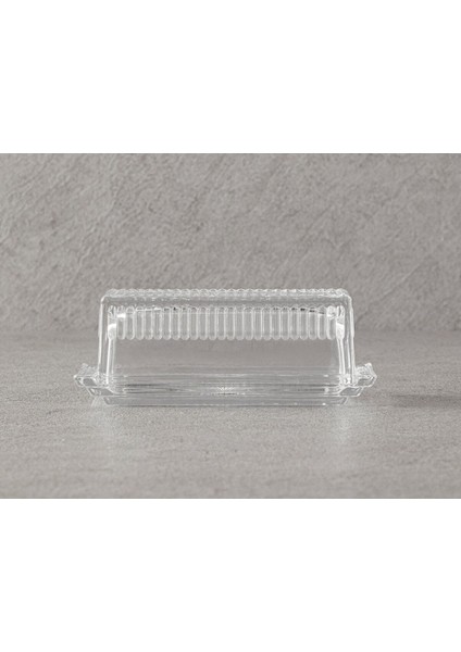 Turuncu Cam Tereyağlık Şeffaf, Şık ve Kullanışlı Mutfak Aksesuarı