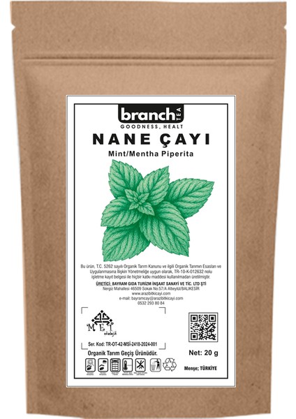 Organik Doypack Nane Çayı