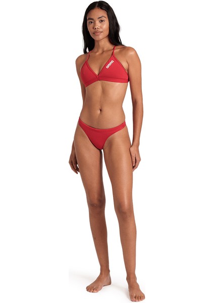 Team Swim Bottom Solid Kadın Kırmızı Yüzücü Bikini Altı 004769450 modelleri