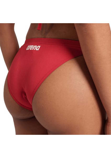 Team Swim Bottom Solid Kadın Kırmızı Yüzücü Bikini Altı 004769450 fırsatları