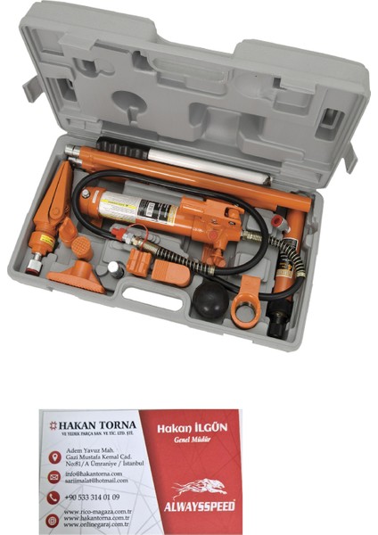 Ht Friko 4 Ton Hidrolik Oto Kaporta Doğrultma Seti