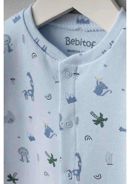 Sevimli Hayvanlar Desenli 10 Parça Kutulu Hastane Çıkışı Yenidoğan Zıbın Seti modelleri