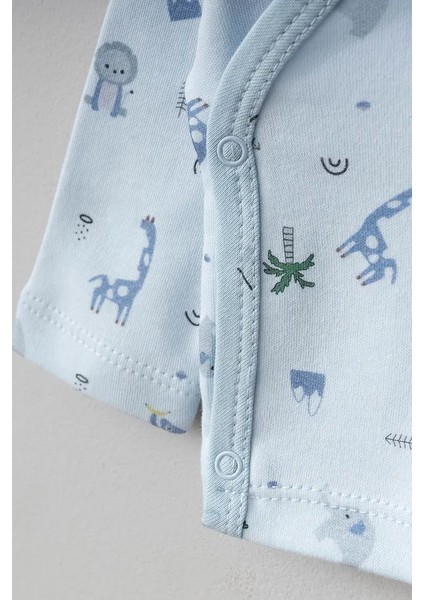 Sevimli Hayvanlar Desenli 10 Parça Kutulu Hastane Çıkışı Yenidoğan Zıbın Seti indirimleri