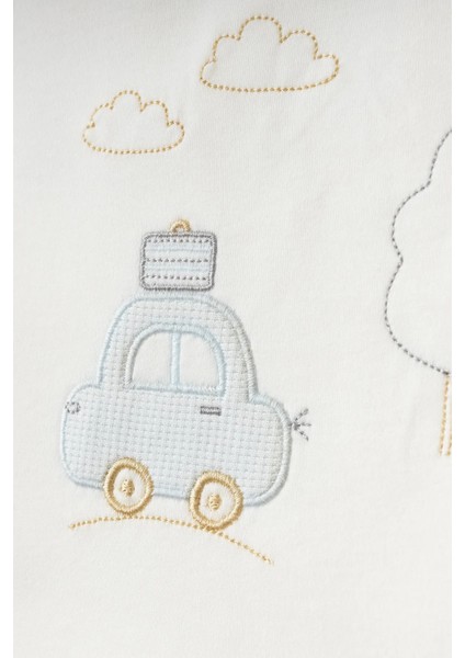 Sevimli Hayvanlar Desenli 10 Parça Kutulu Hastane Çıkışı Yenidoğan Zıbın Seti