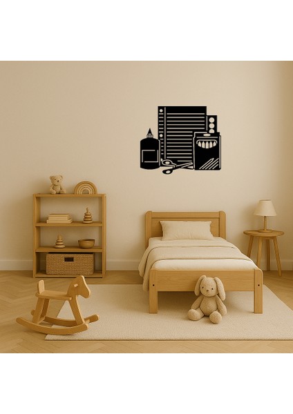 Renkli Kağıtlar ve Tutkal Mdf Duvar Tablosu - ALVN2487-7940 modelleri