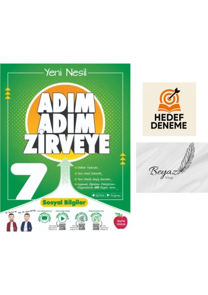 Newton 7.sınıf Adım Adım Zirveye Sosyal Bilgiler Soru Bankası Hedef Deneme