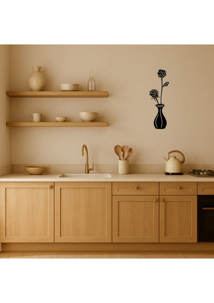 Minimalist Çiçek Desenli Dekoratif Tablo - ALVN3835-8893 fiyatları