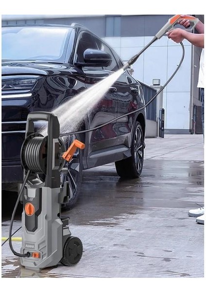 Extra Basınçlı Araç Yıkama Makinesi | 60 Bar 1100W Yüksek Basınçlı Yıkama | Köpük Taban modelleri