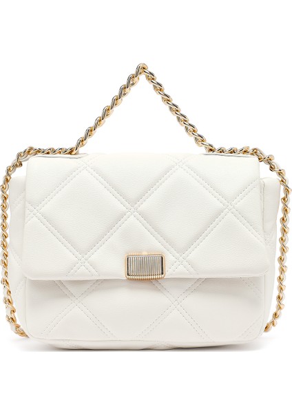 Kadın Krem Uzun Askılı Kapitone Çapraz Çanta 25ABD2709KP modelleri