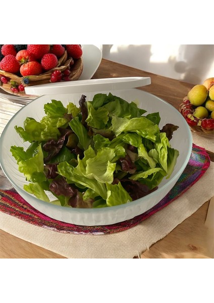 Kapaklı Cam Salata ve Sunum Kabı modelleri