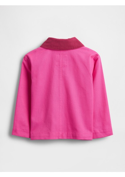 Kız Bebek Pembe Kalp Cepli Ceket fiyatları