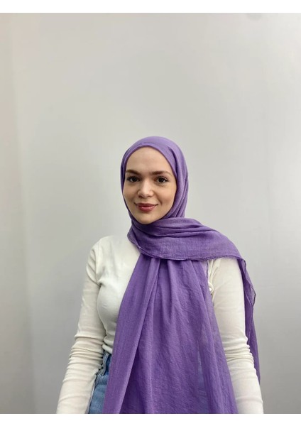 Konfor Pamuklu Keten Şal Lila fiyatları