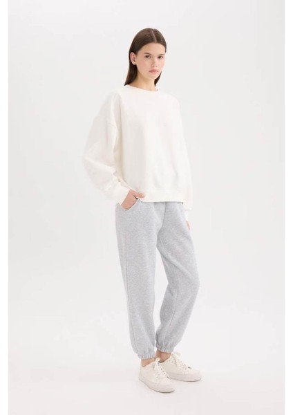 Standart Fit Kalın Jogger Gri Kadın Eşofman Altı S7370AZ/GR256 modelleri