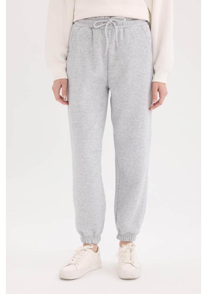 Standart Fit Kalın Jogger Gri Kadın Eşofman Altı S7370AZ/GR256 fırsatları