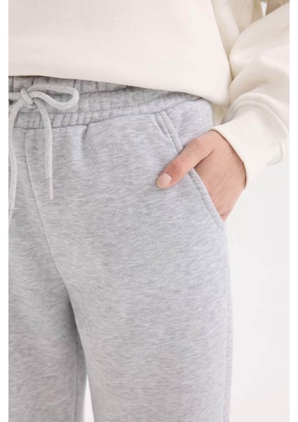 Standart Fit Kalın Jogger Gri Kadın Eşofman Altı S7370AZ/GR256 indirimleri
