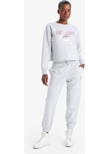 Fit NBA Brooklyn Nets Standart Fit Cepli Sporcu Jogger Eşofman Altı