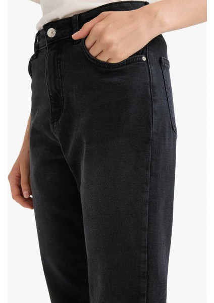 Mary Vintage Straight Fit Yüksek Bel Bilek Boy Jean Pantolon indirimleri