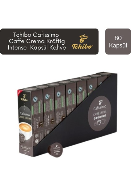 Cafissimo Caffe Crema Kraftig Intense Aroma Kapsül Kahve x 8 Adet
