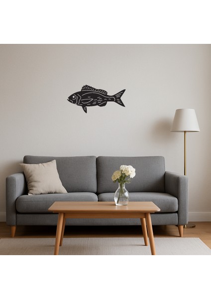 Renkli Balıklar ve Mercanlar Mdf Duvar Tablosu - ALVN4111-8471 fırsatları