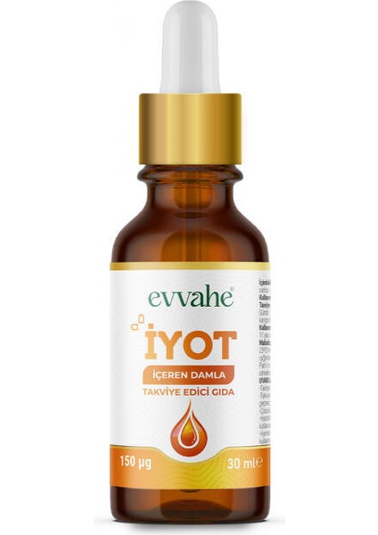 Iyot Içeren Damla Takviye Edici Gıda fırsatları