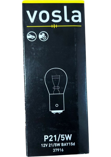 Stop Ampulü 1016' 12V 21/5W BAY15D 10 Adet Fiyatı